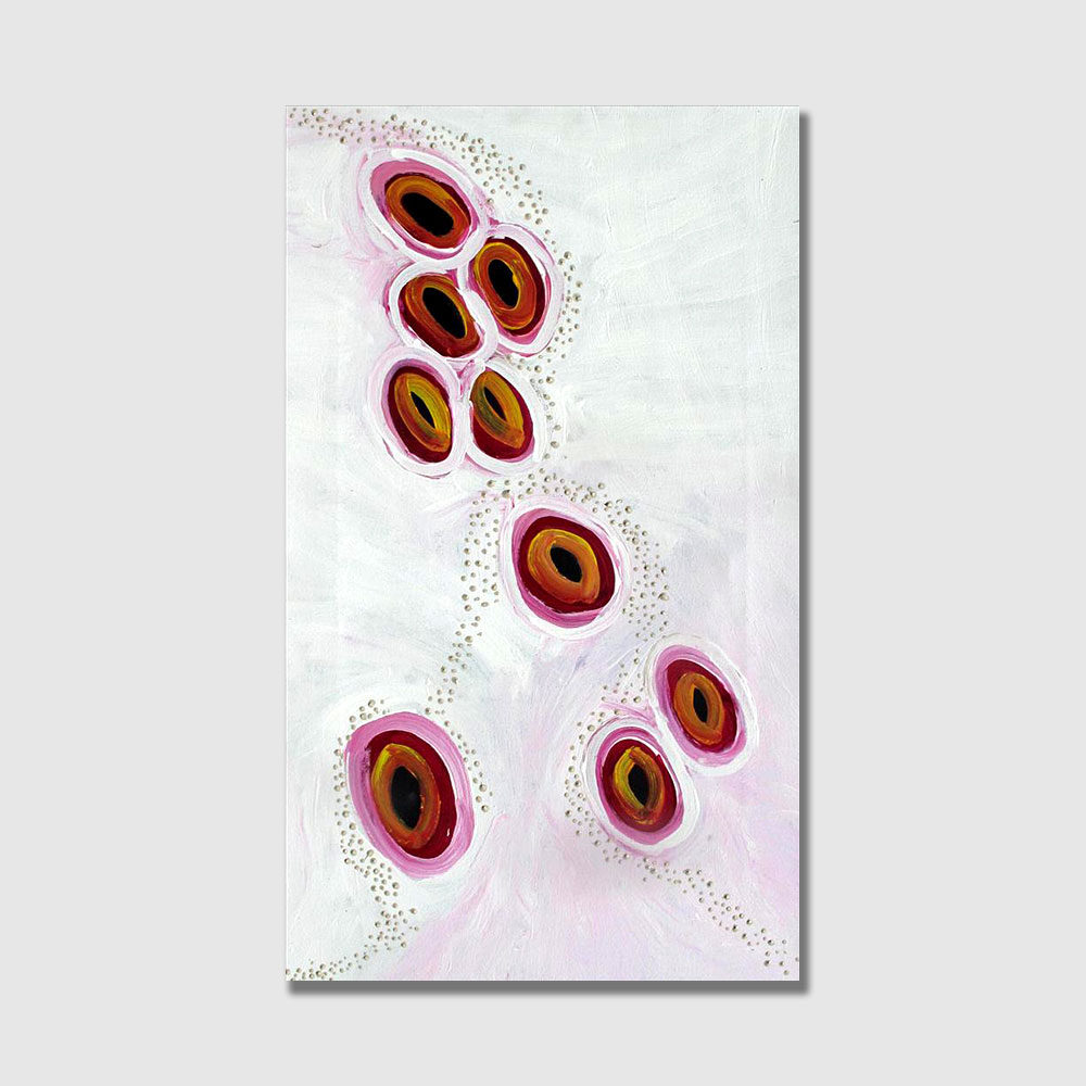 Ursula Napangardi Marks: ‘Bush Potato Dreaming’ – SO4611. SOLD